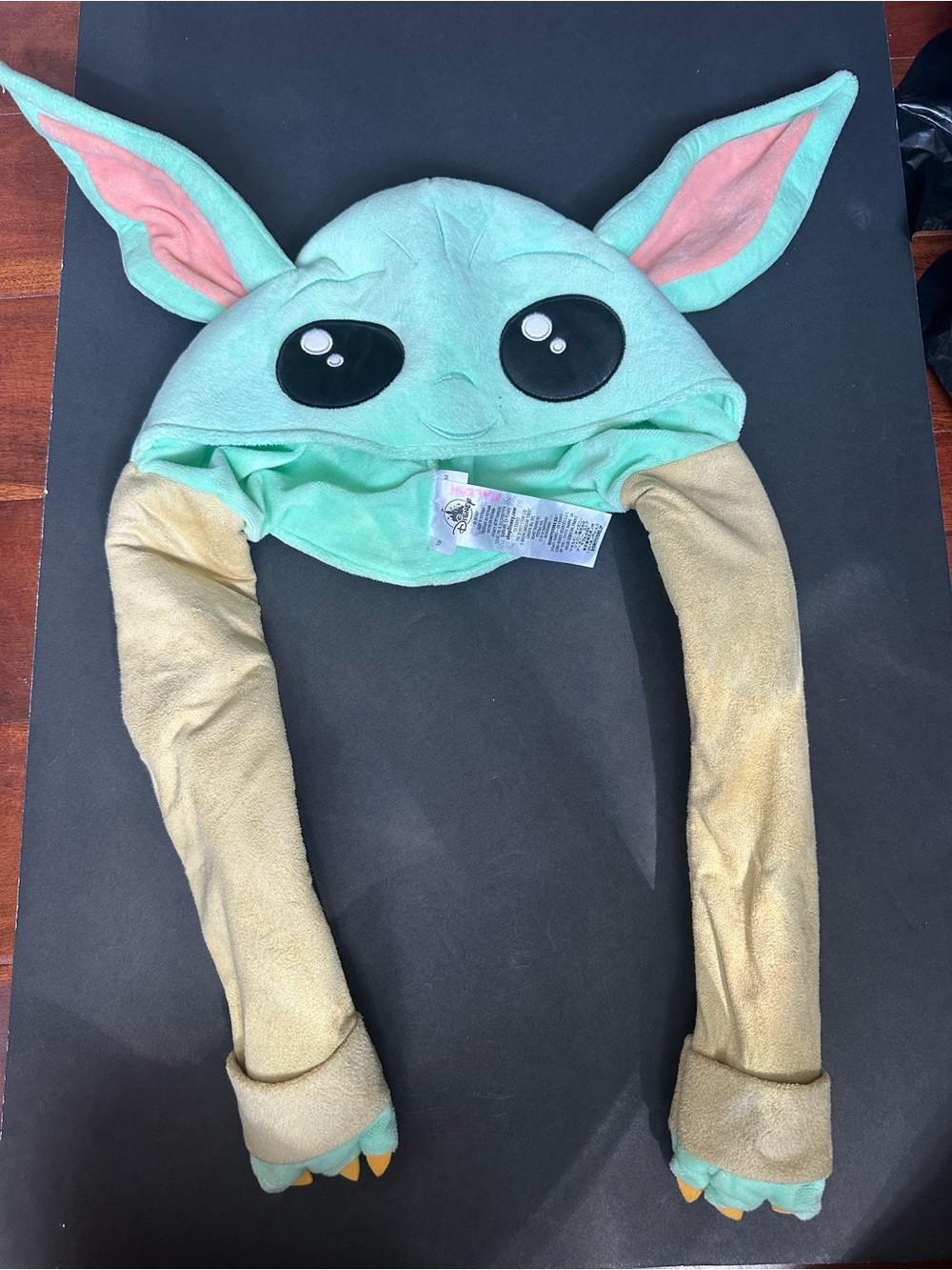 Disney Star Wars Mandalorian Baby Grogu Hat Costume with Long Arms